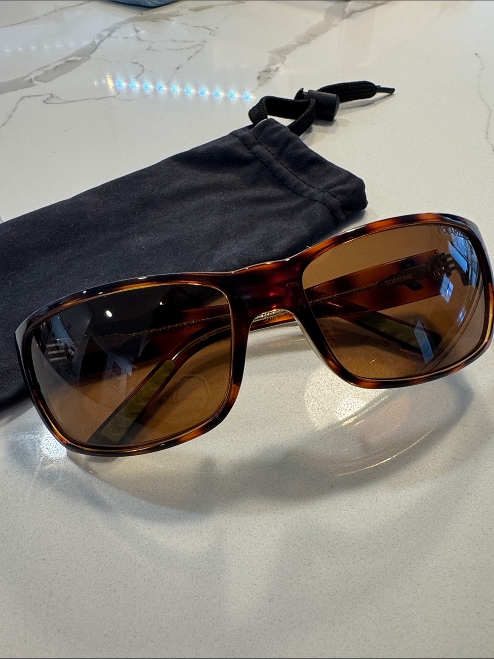 Converse POLARIZED, Tortoise Brown Oversized Sunglasses